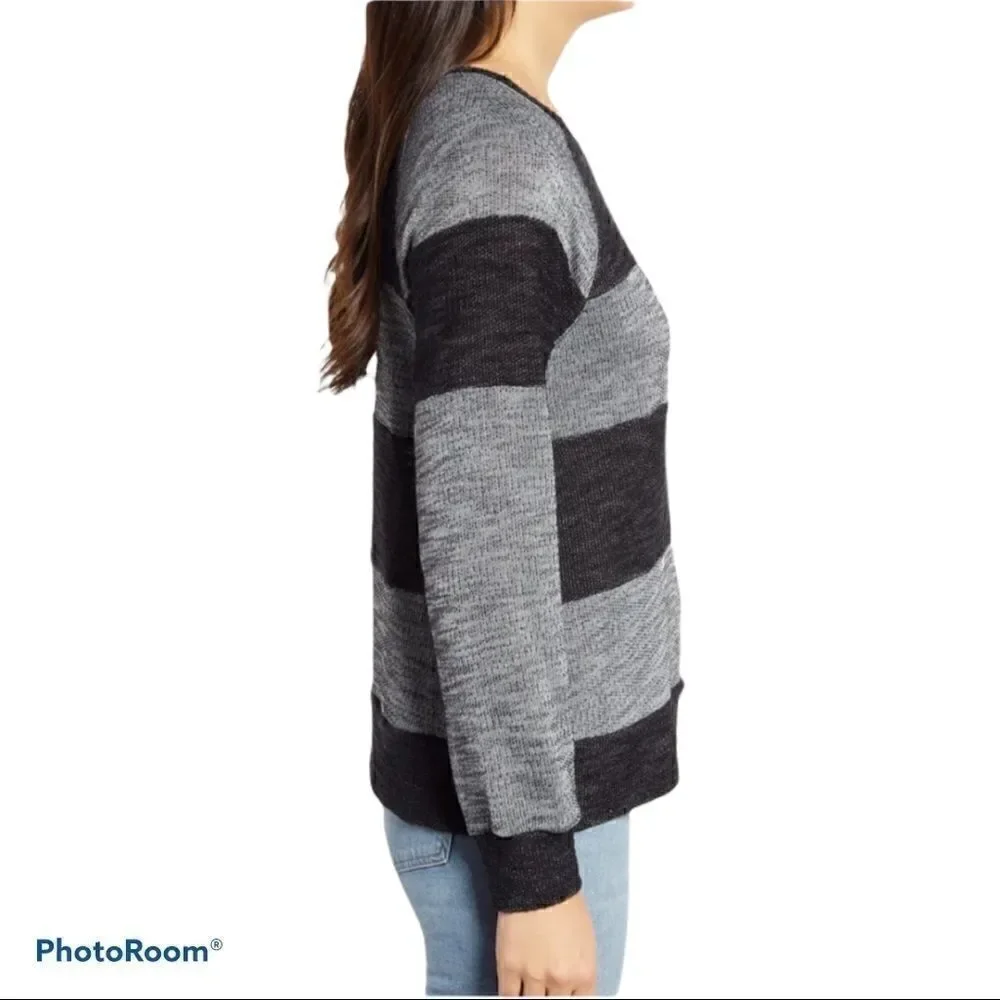 Everleigh stripe sweater NWT XXS